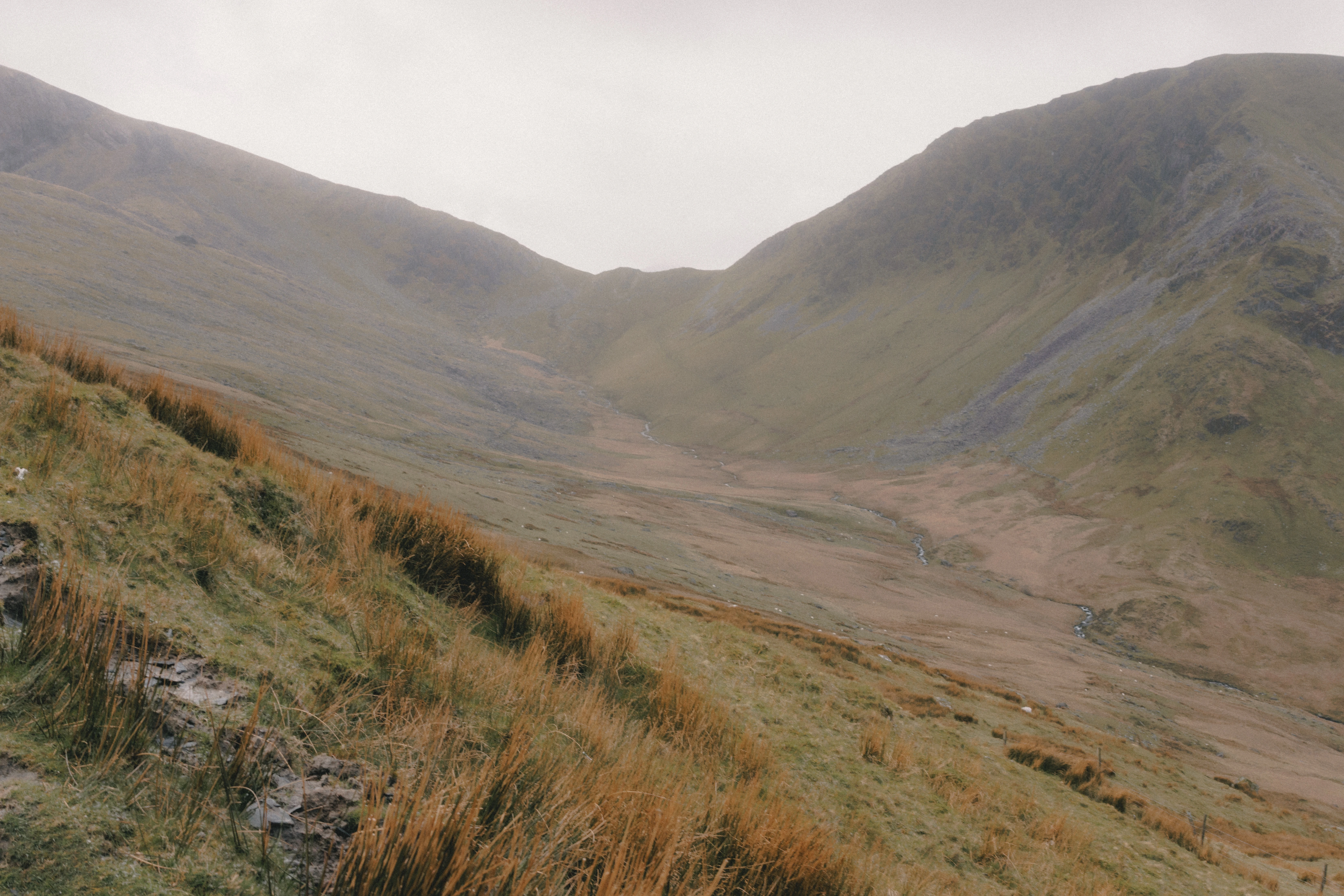 Snowdon valley in-between hills